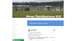 Desktop Screenshot of morsoe-rideklub.dk